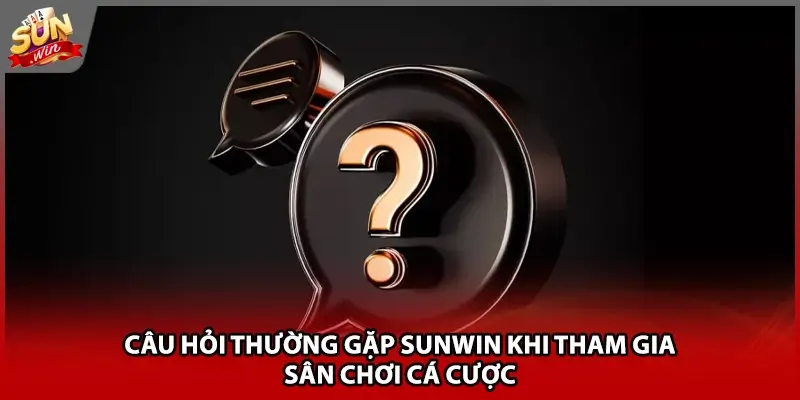 Câu hỏi thường gặp Sunwin khi tham gia sân chơi cá cược